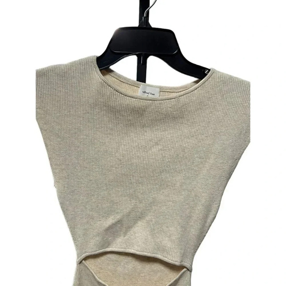 Wilfred Free Cut Out Knit Mini Dress NWT Size XS - Picture 6 of 7